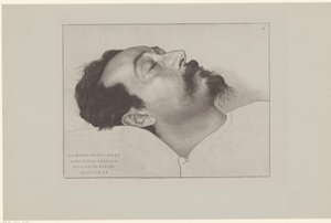 Nicolas de Roever, zijn karalamalar yatağında Böylece, 12 Mart 1893