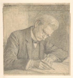 J. van der Vegt'in portresi, yazı by Jan Veth