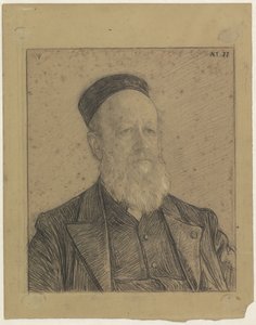 77 yaşındaki Pieter Johannes Veth'in portresi by Jan Veth