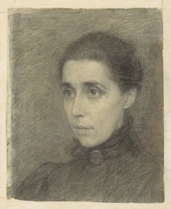 Bayan M. Bruyel-De Favauge'nin Portresi by Jan Veth