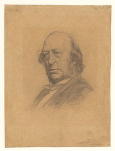 Prof. Dr. Jan van Geuns'un Portresi by Jan Veth