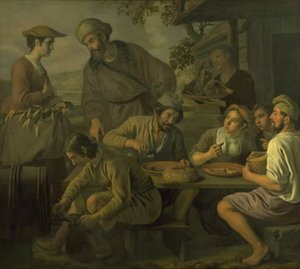 Boaz ve Rut by Jan Victors