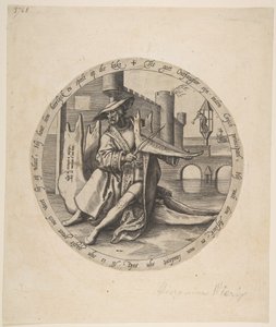 Çene Kemiğinde Keman Çalan Zengin Adam, M.Ö. 1568.