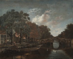 Herengracht, Amsterdam, c.1661 (tuval üzerine yağlıboya)
