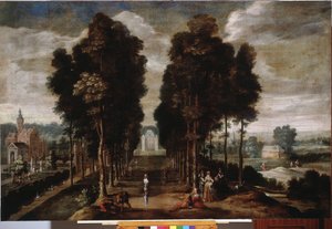 Kalenin parkı Resim Jan Wildens (1586-1653) 17. yüzyıl Genes, Musei di Strada Nuova (eski Palazzo Bianco)