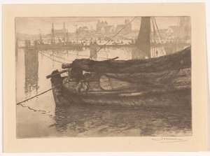 Scheveningen Limanı by Jan Willem Nortier (signed by artist)
