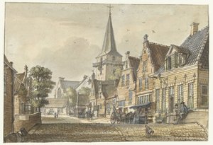 Harmelen köyünden görünüm by Jan de Beijer