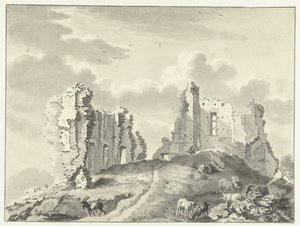 Kranendonk kalesinin kalıntıları by Jan de Beijer