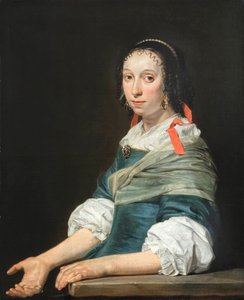 ""Genç bir kadının portresi"" (Genç bir kadının portresi) Jan de Bray tarafından yapılan resim (yaklaşık 1627-1697) by Jan de Bray