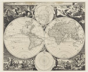 Dünya haritası by Jan de Visscher