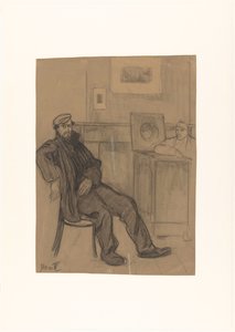 sandalyede adam