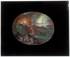 Aeneas ve Ankhises by Jan the Elder Brueghel