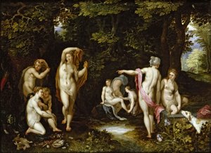 Diana ve Actaeon, yaklaşık 1595 by Jan the Elder Brueghel