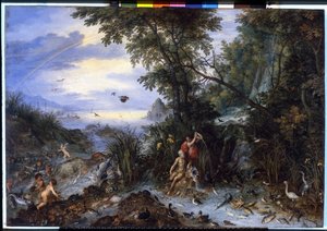 Suçlu. Brueghel Jan I tarafından boyama