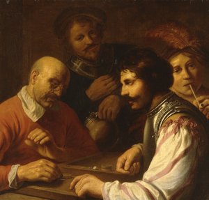Bir Handaki Tric-Trac Oyuncuları, c.1623-5