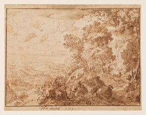 Tepe manzarası, 1619 by Jan Brueghel the Younger