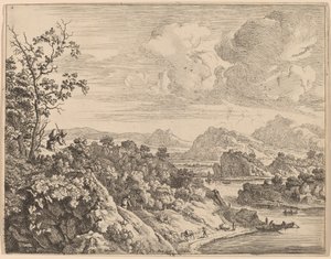 Ren Nehri manzarası by Jan van Aken after Herman Saftleven