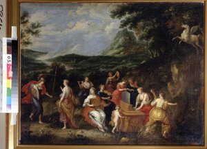 Pallas Athena ve İlham Perileri by Jan van Balen
