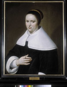 bir kadın portresi by Jan van Bijlert or Bylert