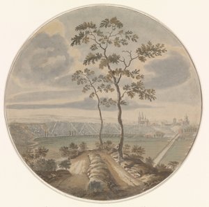 Kleve şehrinin görünümü by Jan van Call (I) (attributed to)