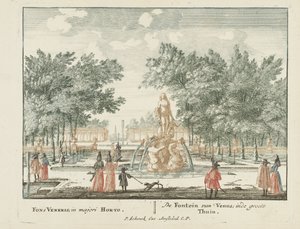 Paleis Het Loo'nun geniş bahçesindeki Venüs Çeşmesi.