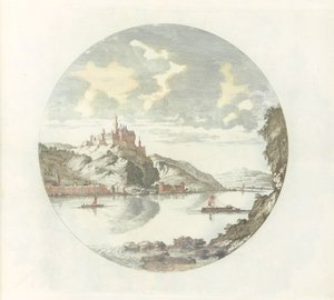 Ren Nehri üzerindeki Rheinfels Kalesi