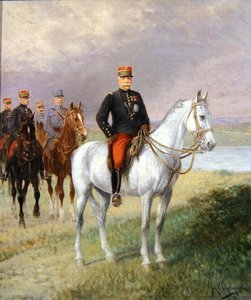 Mareşal Joseph Joffre (1852-1931) (tuval üzerine yağlı boya)