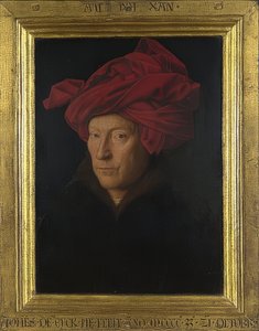 Bir adamın portresi (otoportre?). 1433 by Jan van Eyck