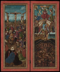 Çarmıha Gerilme, Son Yargı, yak. 1440-41. by Jan van Eyck