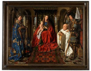 Canon Joris van der Paele ile Bakire ve Çocuk by Jan van Eyck