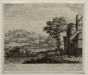 Feribot by Jan van Goyen