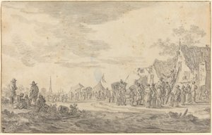Köy Fuarı by Jan van Goyen