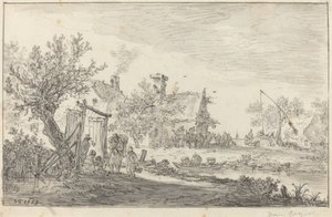 yol kenarındaki han by Jan van Goyen