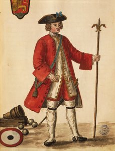 Venedik gemilerinden Bombista, Jan van Grevenbroeck veya Giovanni Grevembroch (1731-1807), Gli Abiti de Veneziani, resimli kostüm kitabından, suluboya