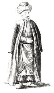 ಕೊಯೆಮಿನೊ ಬಜೆಟಿ, ದಿ ವೆನೆಷಿಯನ್ ಕ್ಲೋತ್ಸ್‌ನಿಂದ (ಕಾಗದದ ಮೇಲೆ wc) (ಪಠ್ಯದೊಂದಿಗೆ 188194 ನೋಡಿ) ಟರ್ಕ್ by Jan van Grevenbroeck