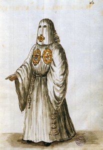 Kutsal Üçlü Kardeşliğin Cübbeleri (kağıt üzerinde kalem & mürekkep ve wc) by Jan van Grevenbroeck