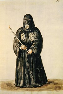 Çarmıha Gerilme loncasının cüppeleri (kalem & mürekkep ve kağıt üzerinde wc) by Jan van Grevenbroeck