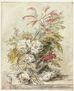 Bir Çiçek Parçası by Jan van Huysum
