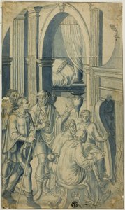 Ev Sahibinin Mucizesi by Jan van Scorel