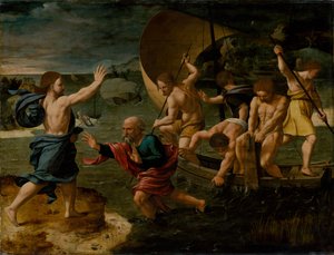 Balıkların Mucizevi Çekişi, c. 1550.