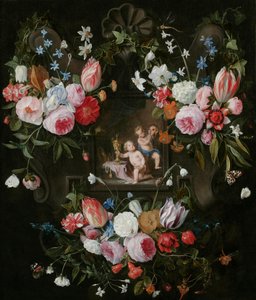 Pahalı Nesneler ve Maske ile Putti