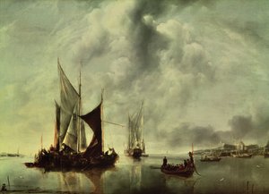 Sakin veya, Sahile Yakın Tekneler, 1651