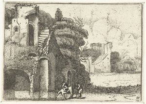 Harabelerde at içmek Küçük manzaralar (dizi başlığı) by Jan van de Velde (II)