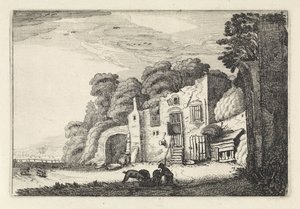 Domuzlarla Müsrif Oğul ile Manzara Manzaralar (dizi başlığı) Amenissimae aliquot requculae (dizi başlığı) by Jan van de Velde (II)
