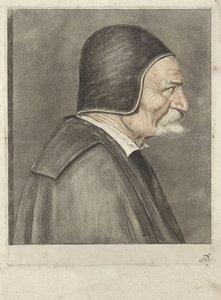 Sağa dönük yaşlı bir adamın büstü by Jan van de Velde (IV)