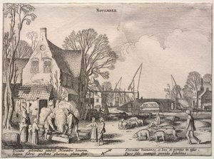 On İki Ay: Kasım by Jan van de Velde II