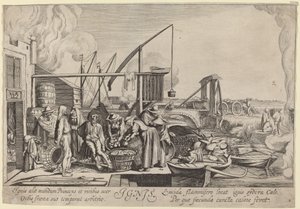 Ateş ateş) by Jan van de Velde II, after Willem Buytewech