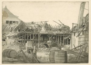Yanmış bir depodan geriye kalanlar by Jan van der Heyden