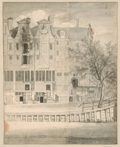 Leidsegracht'ta yanmış ev, 1684 by Jan van der Heyden