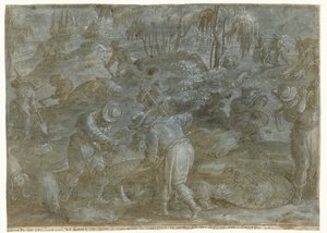 Kirpi avı Av partileri, cilt. 2 (dizi başlığı) by Jan van der Straet
